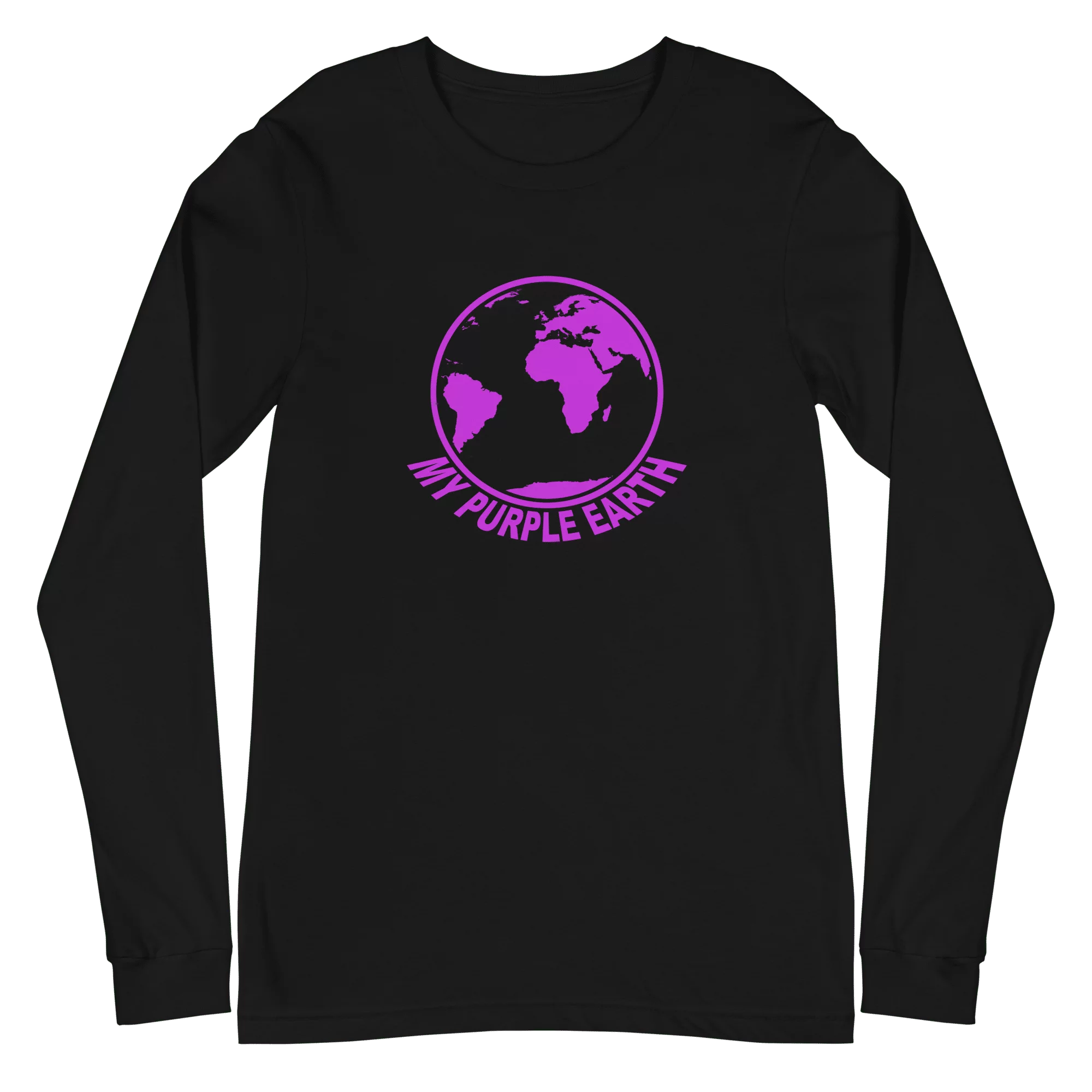 My Purple Earth Logo – Long Sleeve Tee