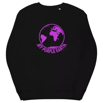 my purple earth logo – sweatshirt