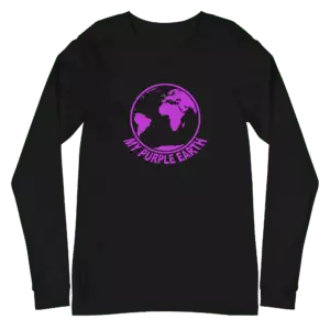 My Purple Earth Logo – Long Sleeve Tee